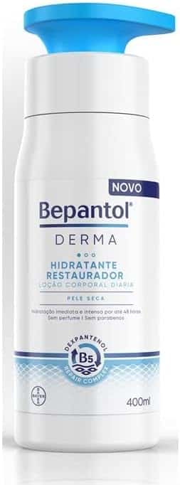 Melhores Cremes Hidratantes para o Corpo para Pele Seca: Bepanthol Derma
